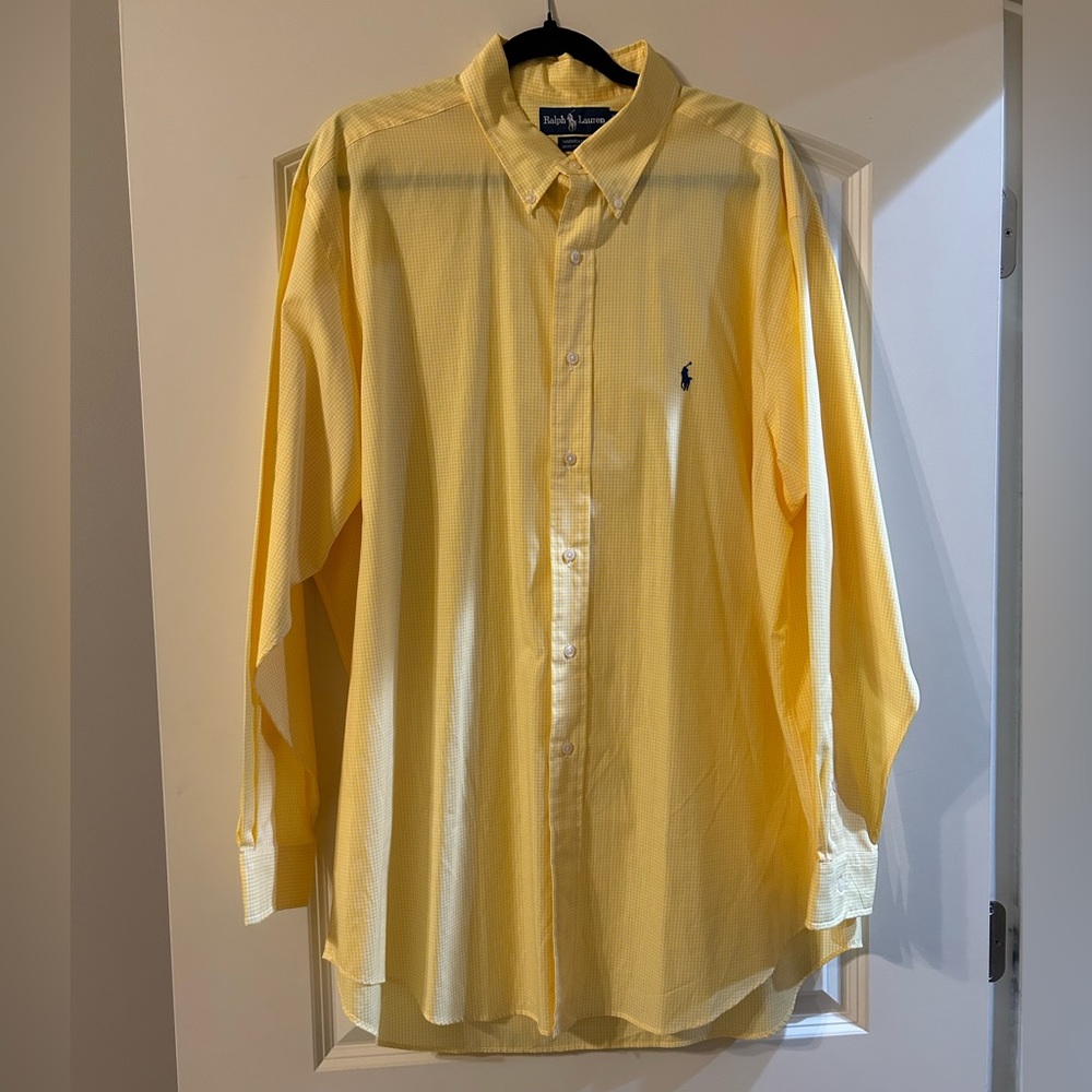 Ralph Lauren Classic Fit Long Sleeve Button Down Shirt